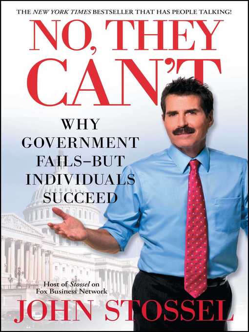 Title details for No, They Can't by John Stossel - Wait list